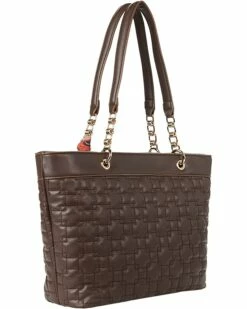 Best Sale 🔔 Anne Klein Handbags Women Quilted East/West Tote 😍 -Anne Klein Sales 610oR6AApAL. AC SR736920