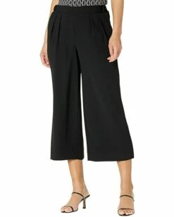 Wholesale 😀 Anne Klein Women Wide Leg Pleat Front Pullon Pants 🧨