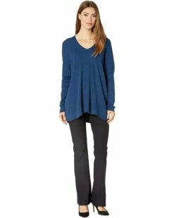 Flash Sale 💯 Anne Klein Sweaters Women V-Neck Ribbed Drop Shoulder Pullover ✔️ -Anne Klein Sales 710nWaKinzL. AC SR736920