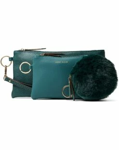 Discount ✨ Anne Klein Handbags Women Mixed Media Wrislet & Pouch Set 🤩 -Anne Klein Sales 7114Ne3wW2L. AC SR736920