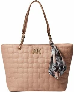 Outlet ๐ Anne Klein Handbags Women Quilted Tote With Scarf ๐ 11 Outlet ๐ Anne Klein Handbags Women Quilted Tote With Scarf ๐ -Anne Klein Sales 711XHG3fPFL. AC SR736920