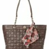 Best Sale 🔔 Anne Klein Handbags Women Quilted East/West Tote 😍
