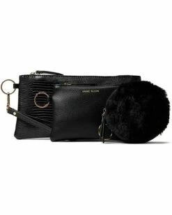 Discount ✨ Anne Klein Handbags Women Mixed Media Wrislet & Pouch Set 🤩