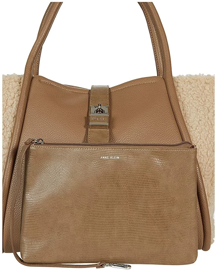 Buy โ๏ธ Anne Klein Handbags Women Soft Calf/Faux Shearling Lizard Tote ๐ 6 Buy โ๏ธ Anne Klein Handbags Women Soft Calf/Faux Shearling Lizard Tote ๐ - Image 4